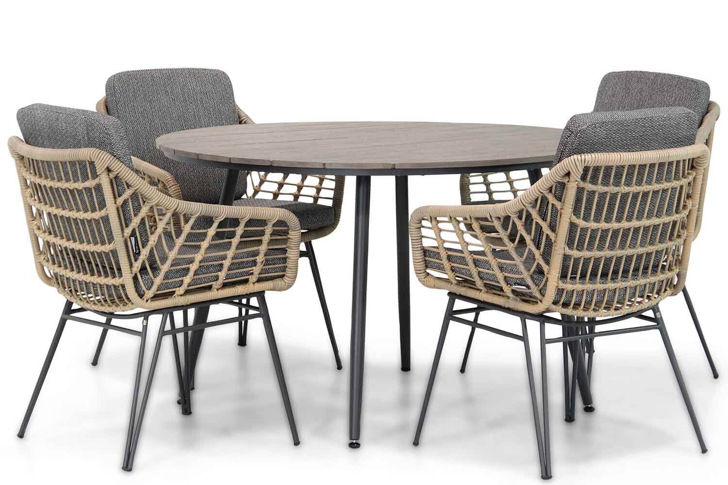 4 Seasons Cottage/Matale 125 cm dining tuinset 5-delig