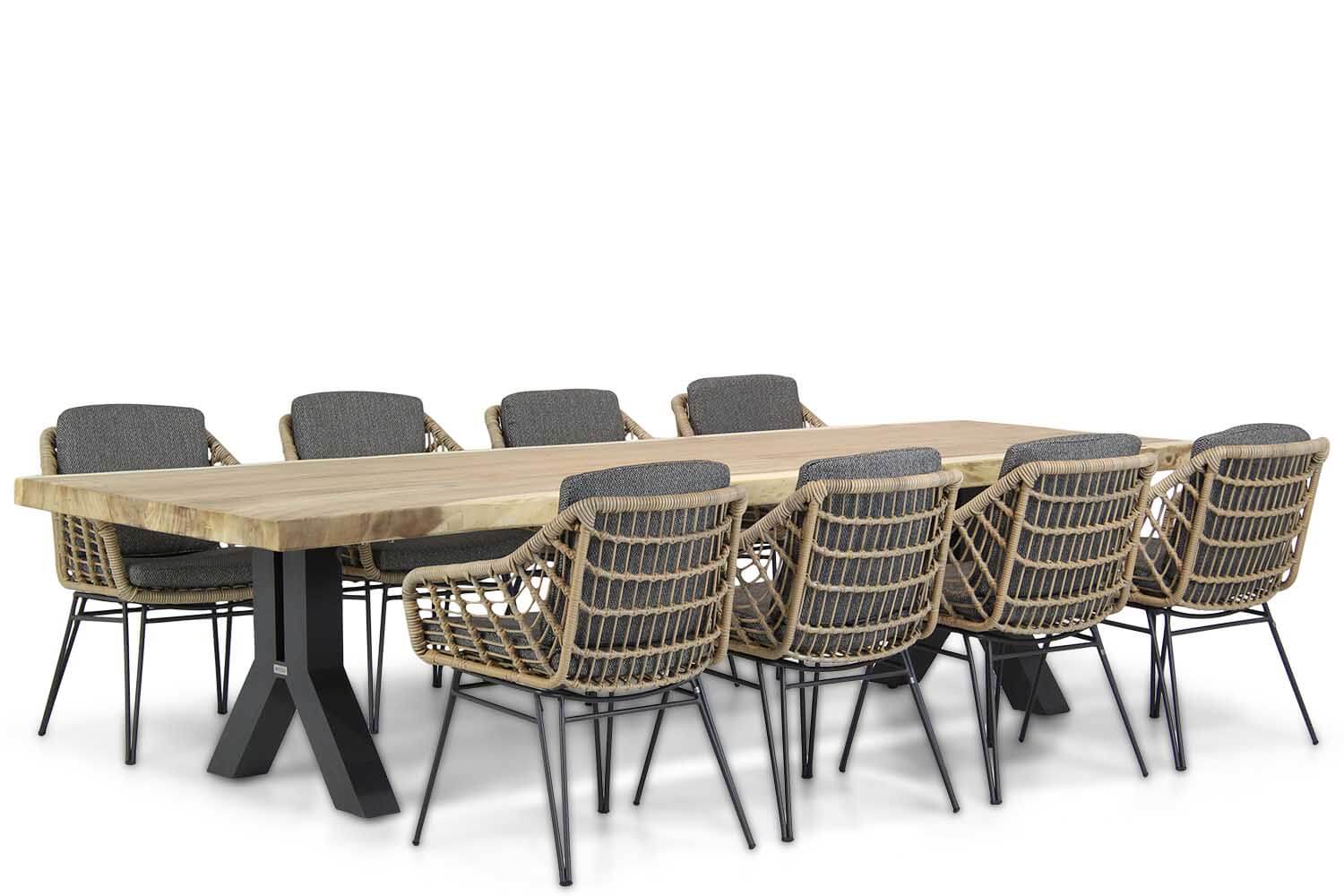 4 Seasons Outdoor Cottage/Woodside 300 cm dining tuinset 9-delig
