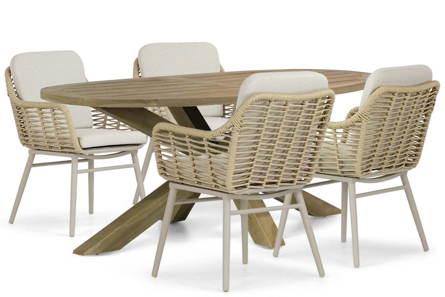 Coco Antoni/Boston 200 cm dining tuinset 5-delig