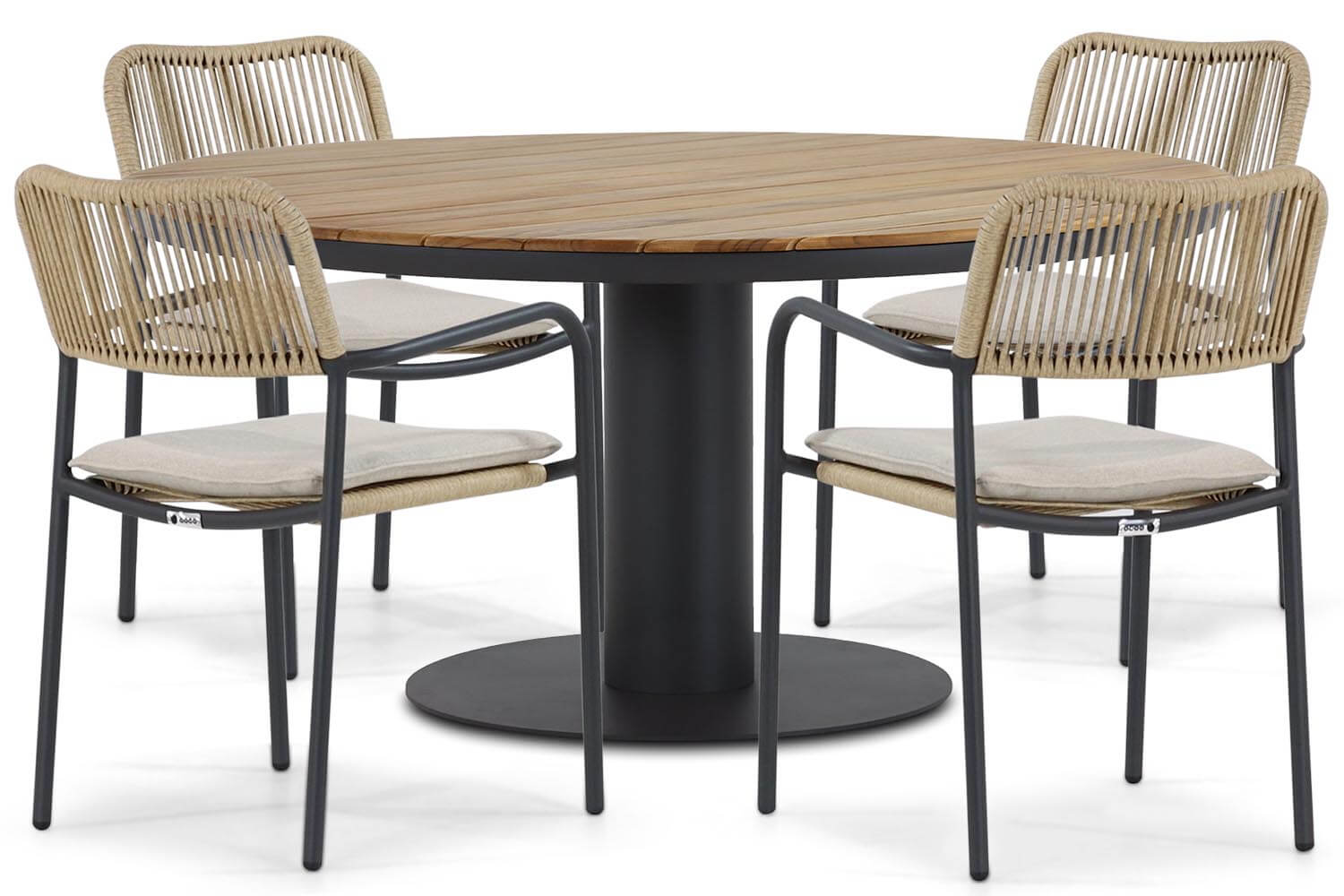 Coco Penya/Salerno 160 cm dining tuinset 7-delig