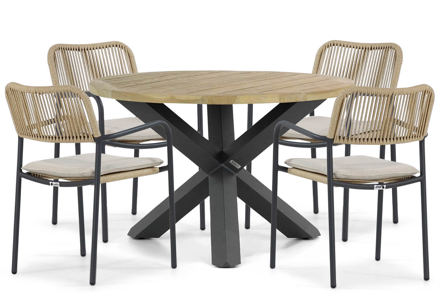 Coco Penya/Rockville 120 cm dining tuinset 5-delig