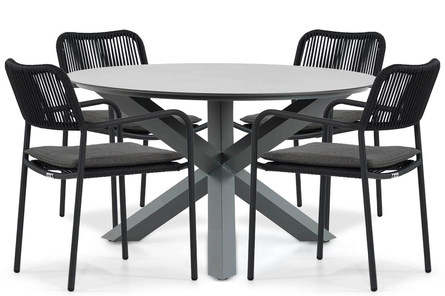 Coco Penya/Orino 130 cm dining tuinset 5-delig
