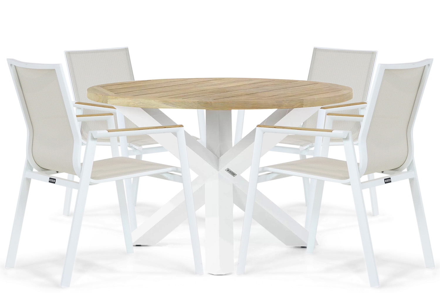 Lifestyle Fiora/Wellington 120 cm dining tuinset 5-delig