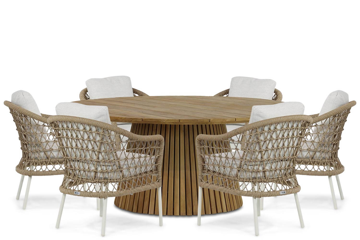 Coco Bali/Fungo 180 cm dining tuinset 7-delig