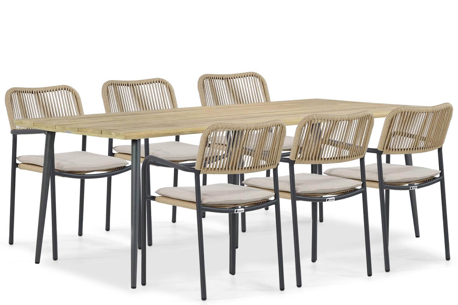 Coco Penya/Montana 240 cm dining tuinset 7-delig