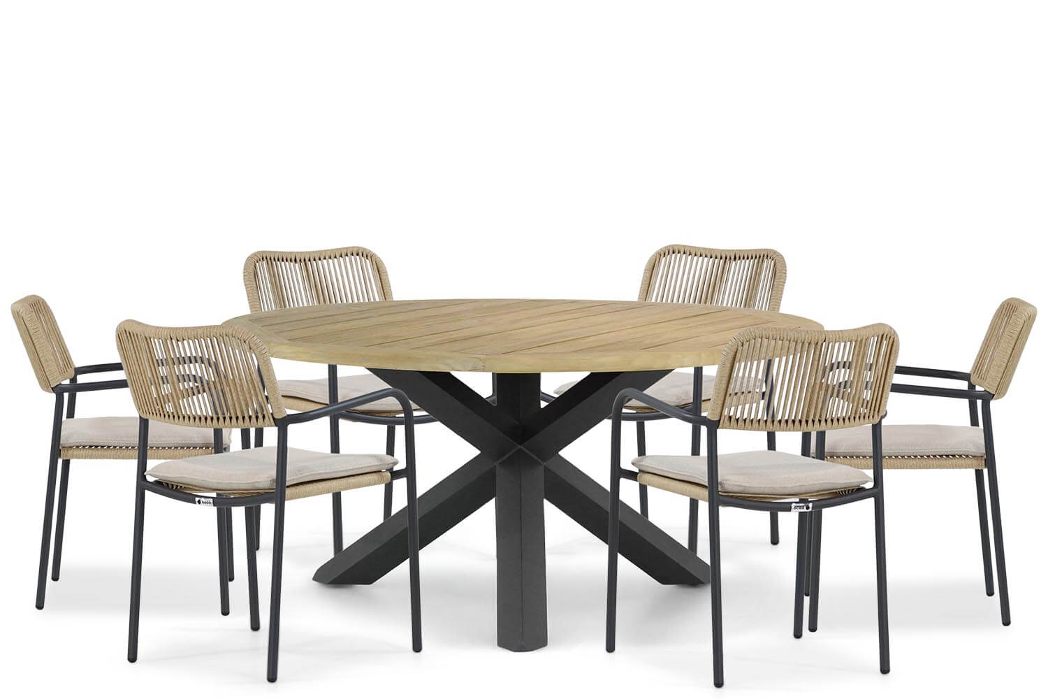 Coco Penya/Rockville 160 cm dining tuinset 7-delig