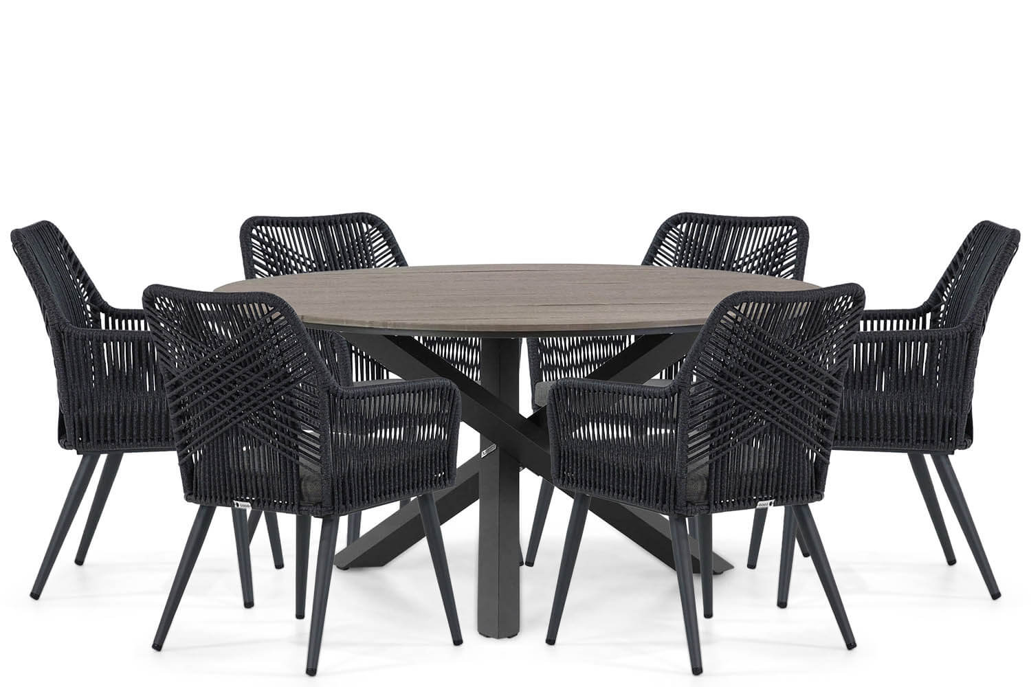 Coco Vedra-Ancona 150 cm dining tuinset 7-delig