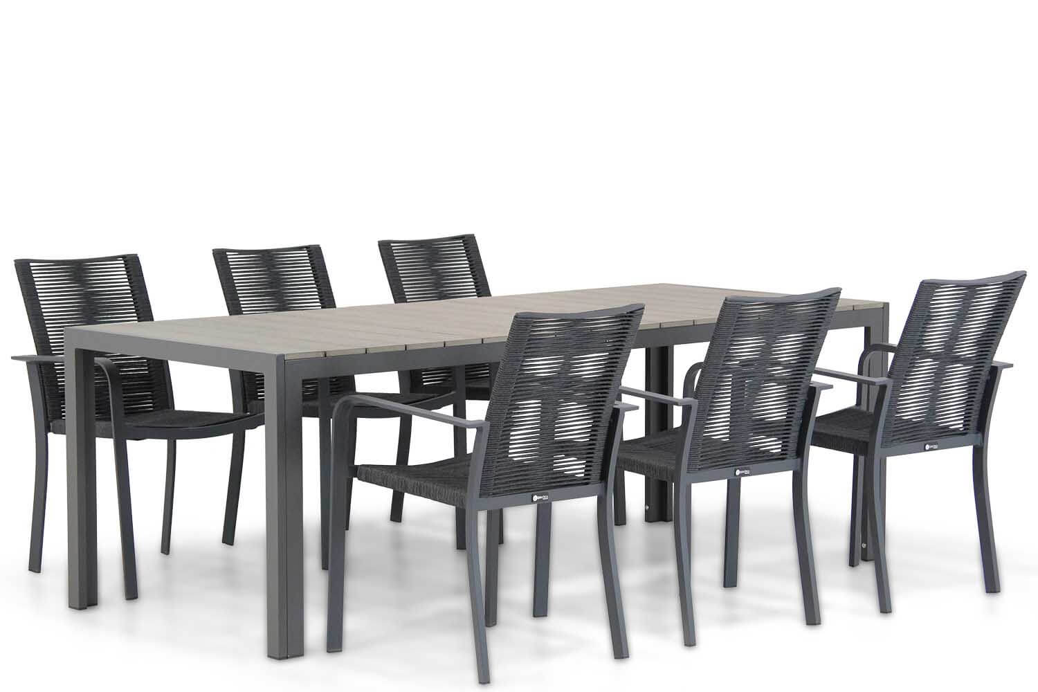 Santika Annisa/Young 217 cm dining tuinset 7-delig
