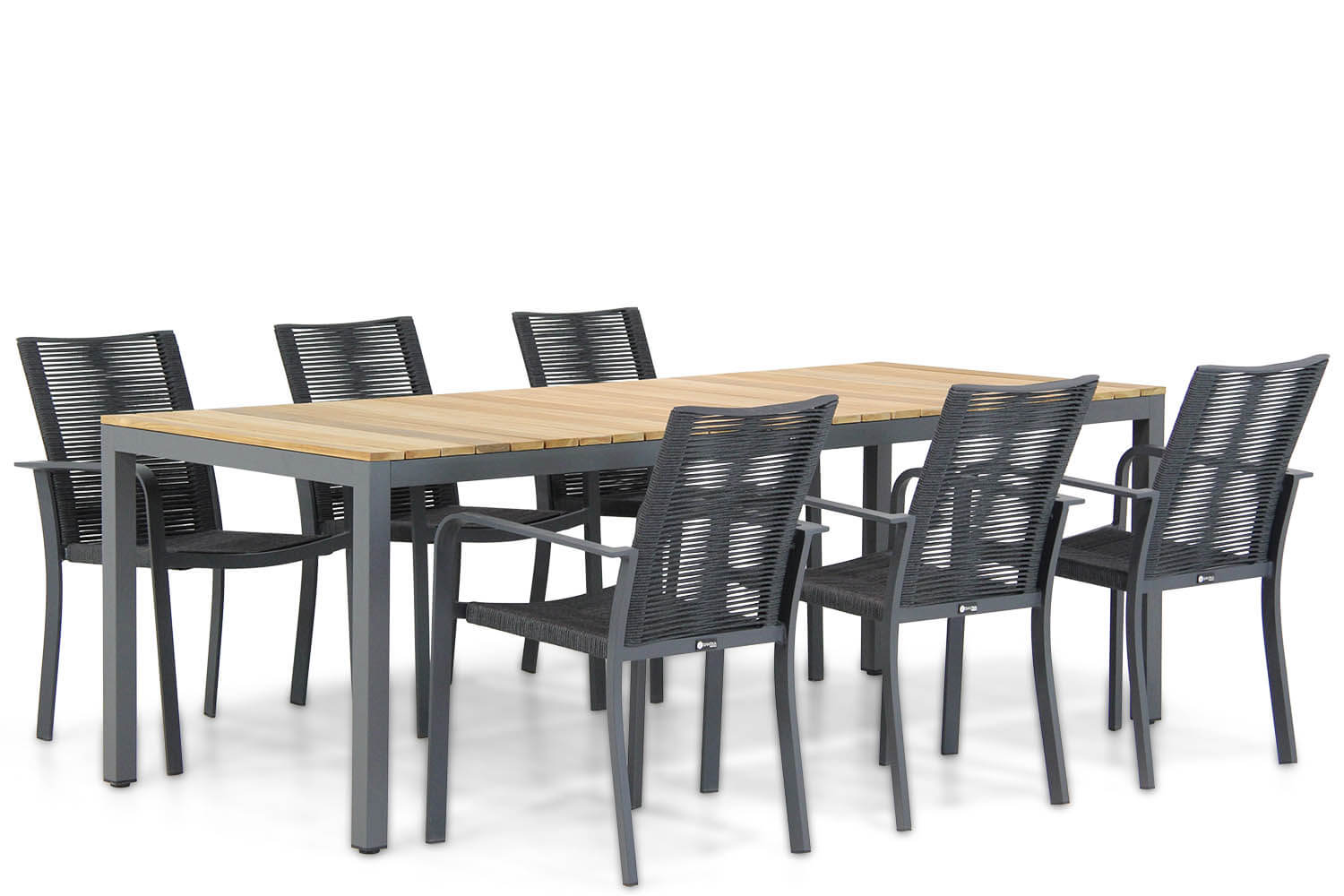 Santika Annisa/Mazzarino 220 cm dining tuinset 7-delig