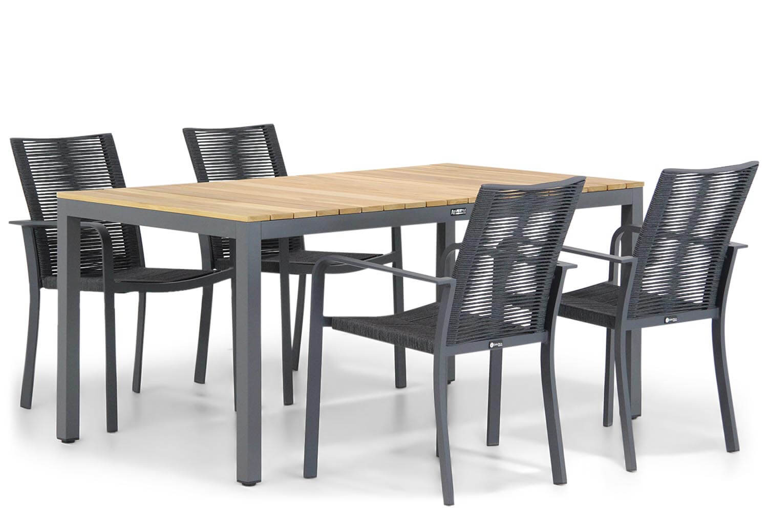 Santika Annisa/Mazzarino 160 cm dining tuinset 5-delig