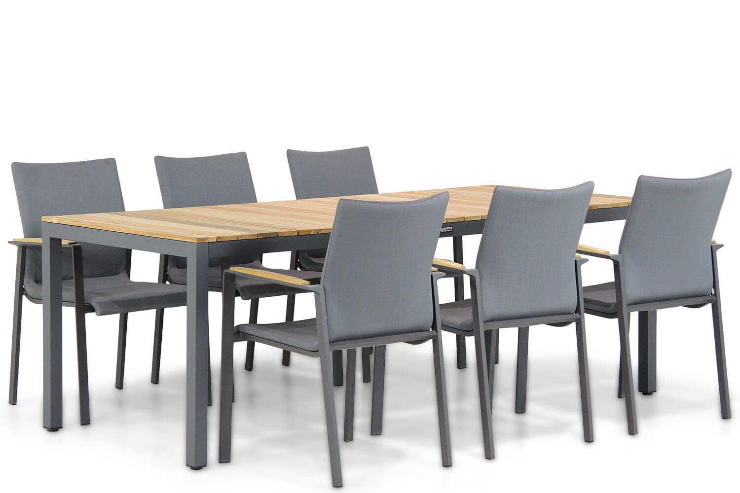 Lifestyle Brandon/Mazzarino 220 cm dining tuinset 7-delig