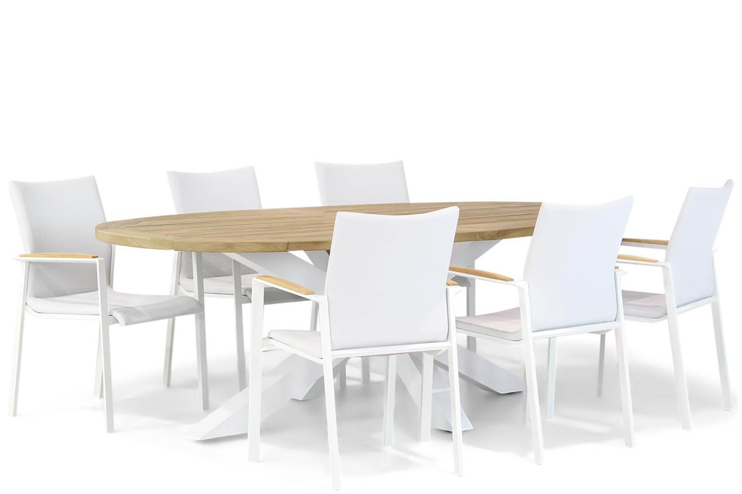 Lifestyle Brandon/Bradford 240 cm dining tuinset 7-delig