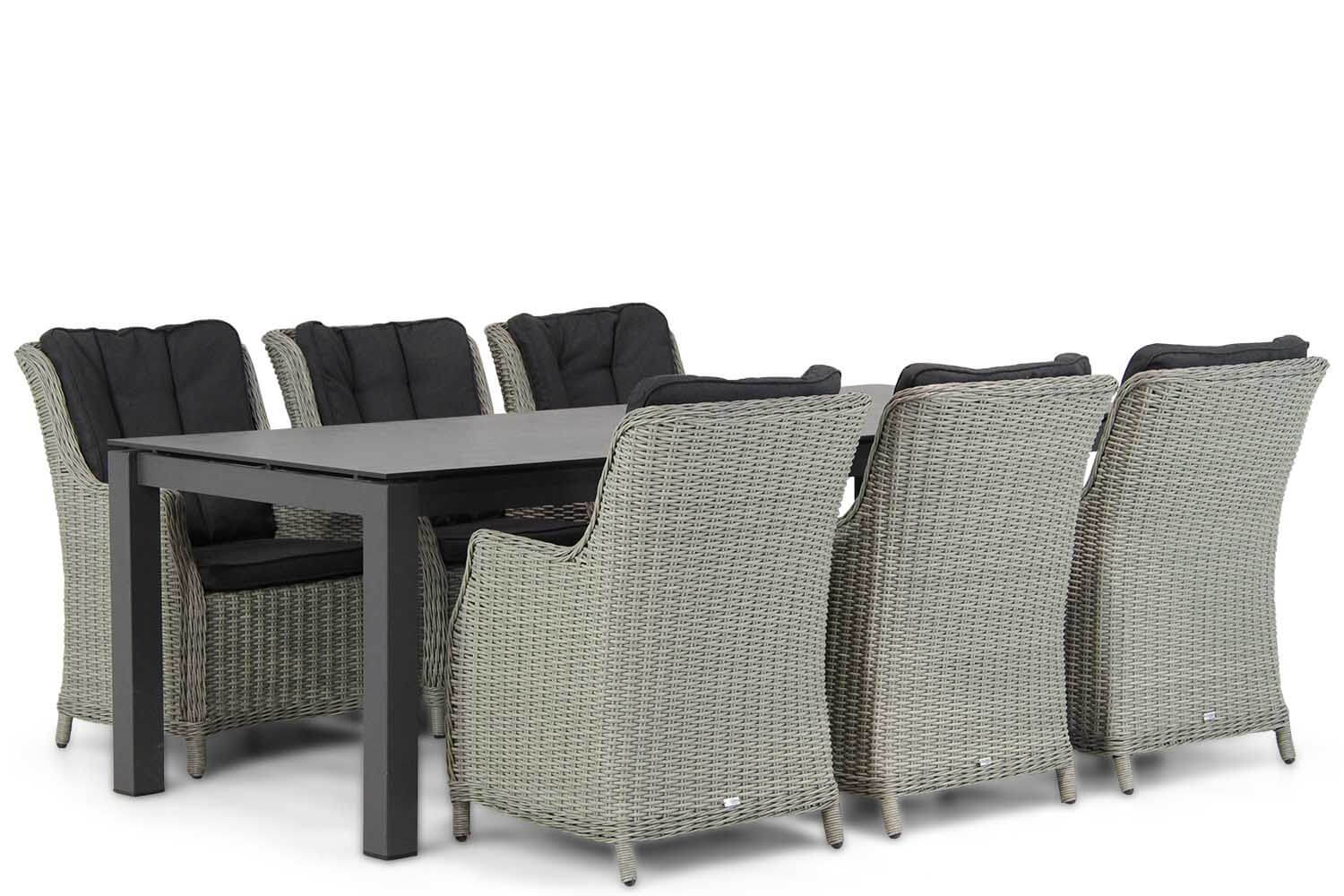 Garden Collections Buckingham/Yukon 240 cm dining tuinset 7-delig