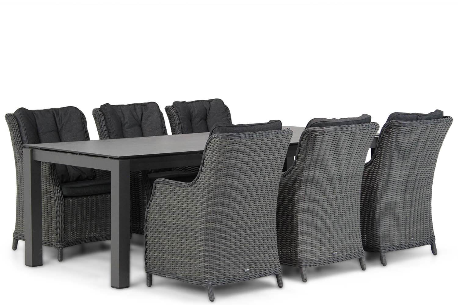 Garden Collections Buckingham/Yukon 240 cm dining tuinset 7-delig