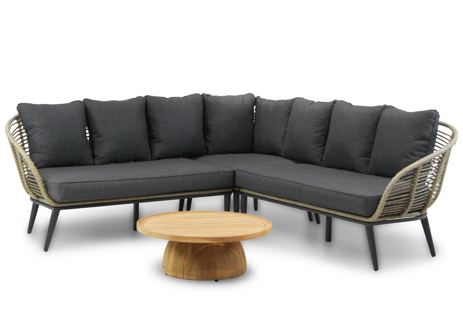 Coco Leonardo/Pablo 80 cm hoek loungeset 4-delig