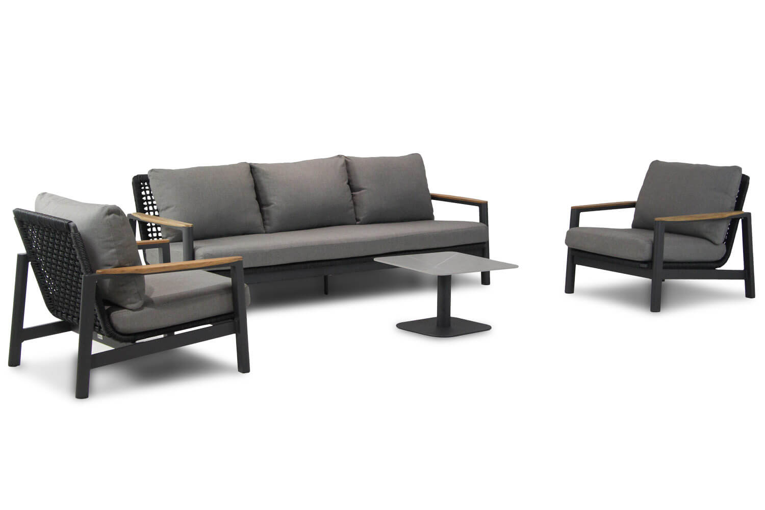 Coco Ralph 60 cm stoel-bank loungeset 4-delig