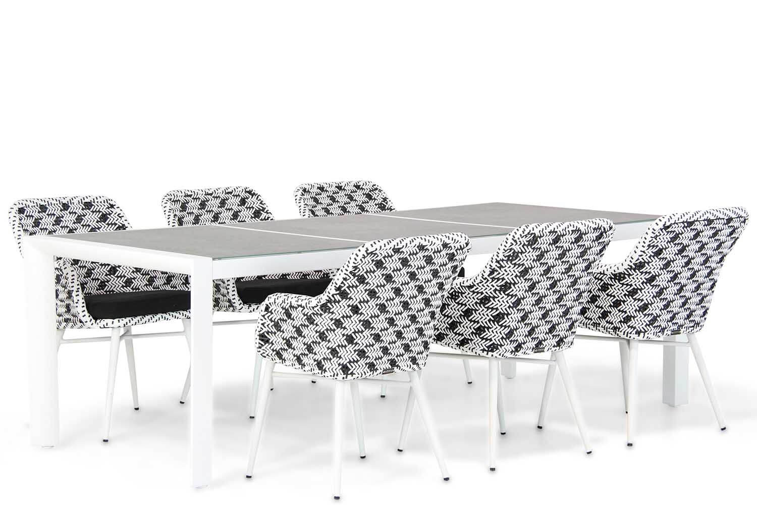 Lifestyle Crossway/Ravenna 240 cm dining tuinset 7-delig