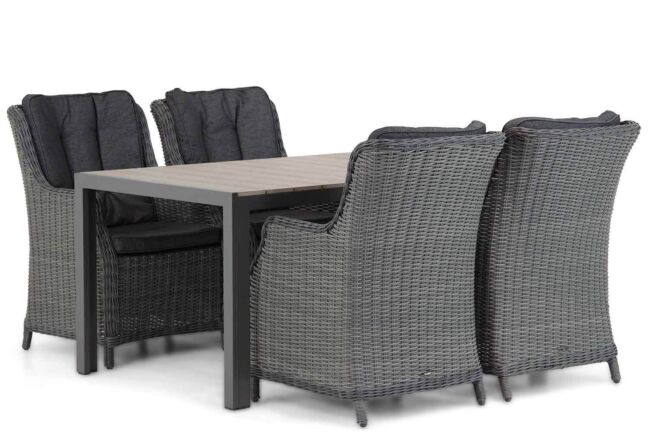 Garden Collections Buckingham/Young 155 cm dining tuinset 5-delig