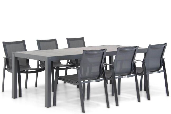Lifestyle Gregorio/Residence 220 cm dining tuinset 7-delig