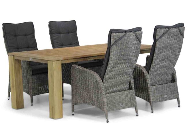 Garden Collections Lincoln/Brighton 200 cm dining tuinset 5-delig