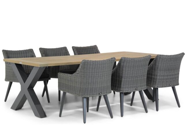Garden Collections Milton/Cardiff 240 cm dining tuinset 7-delig