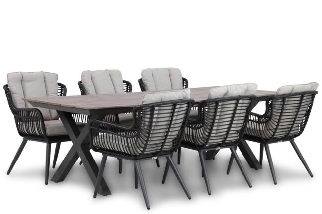 Coco Azzano/Forest 240 cm dining tuinset 7-delig