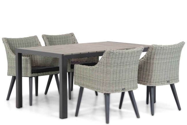 Garden Collections Milton/Young 155 cm dining tuinset 5-delig