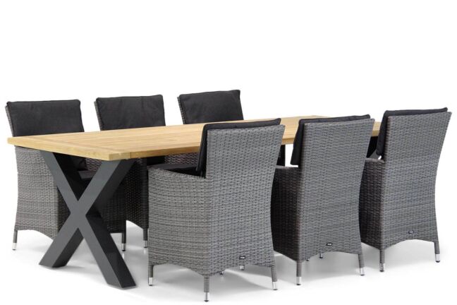 Garden Collections Orlando/Cardiff 240 cm dining tuinset 7-delig