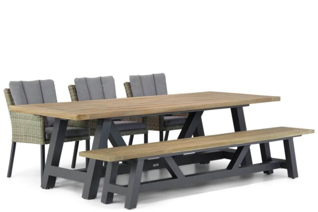 Garden Collections Oxbow/Trente 260 cm dining tuinset 5-delig