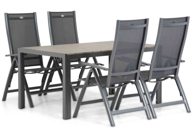 Hartman Royal Club/Young 155cm dining tuinset 5-delig