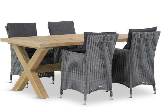 Garden Collections Springfield/Oregon 200 cm dining tuinset 5-delig