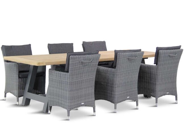 Garden Collections Springfield/Trente 260 cm dining tuinset 7-delig