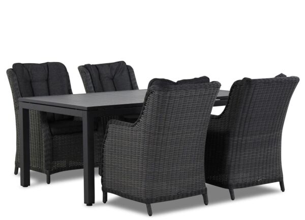 Garden Collections Buckingham/Concept 180 cm dining tuinset 5-delig