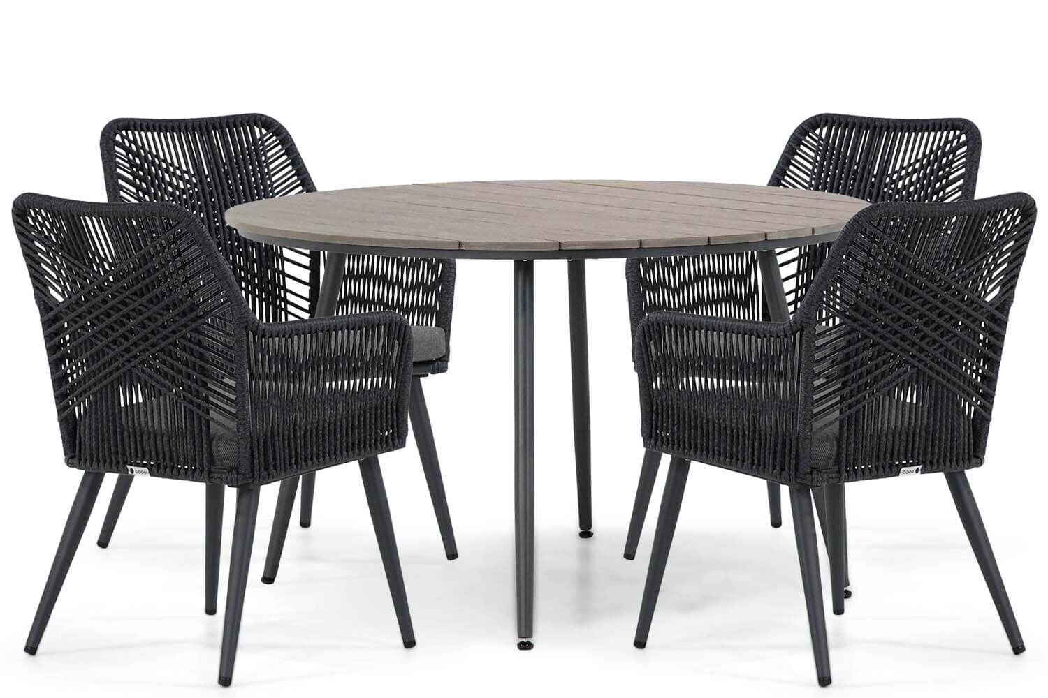 Coco Vedra/Matale 125 cm dining tuinset 5-delig