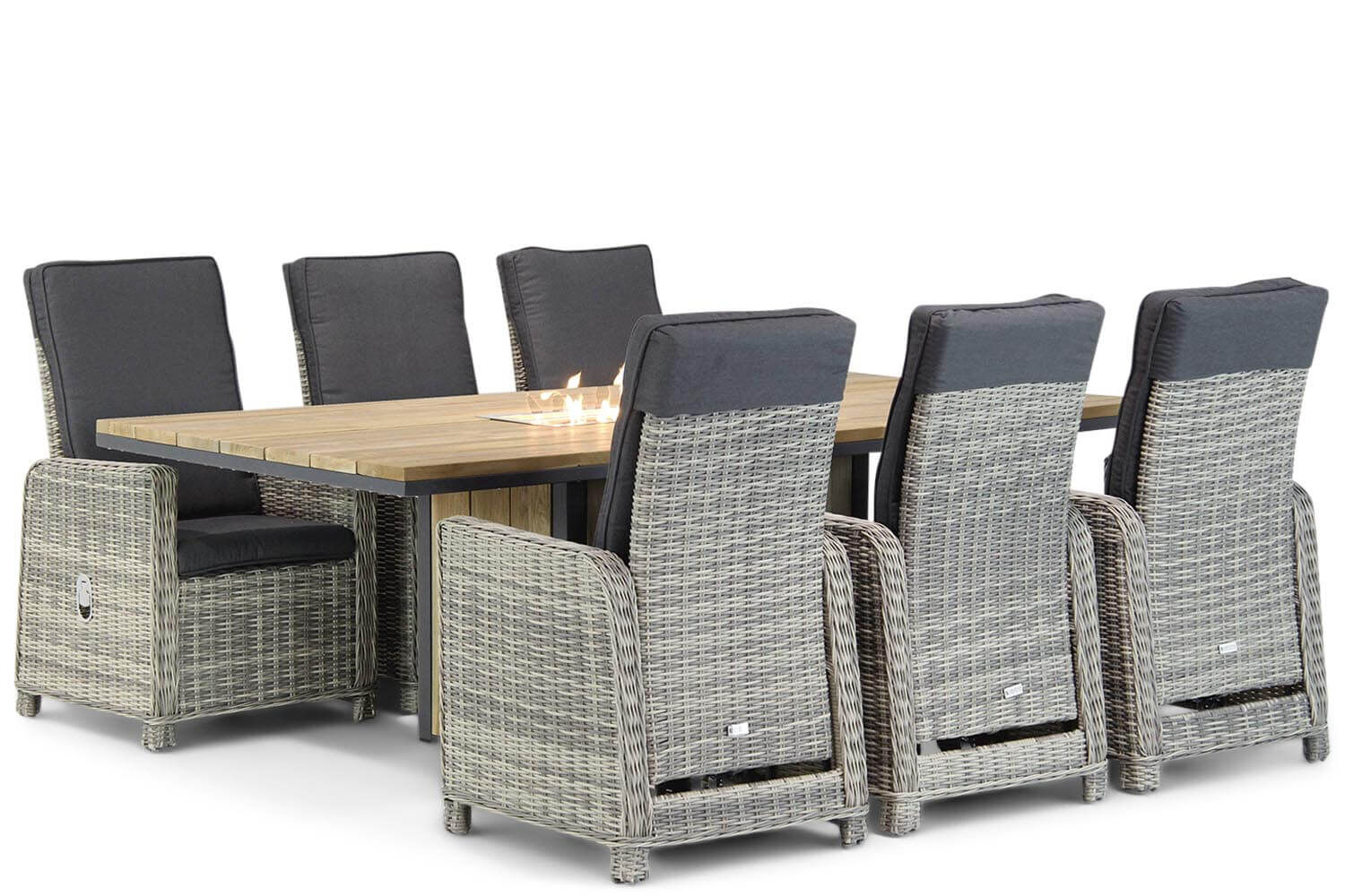 Garden Collections Bello/Seaside 220 cm dining tuinset 7-delig