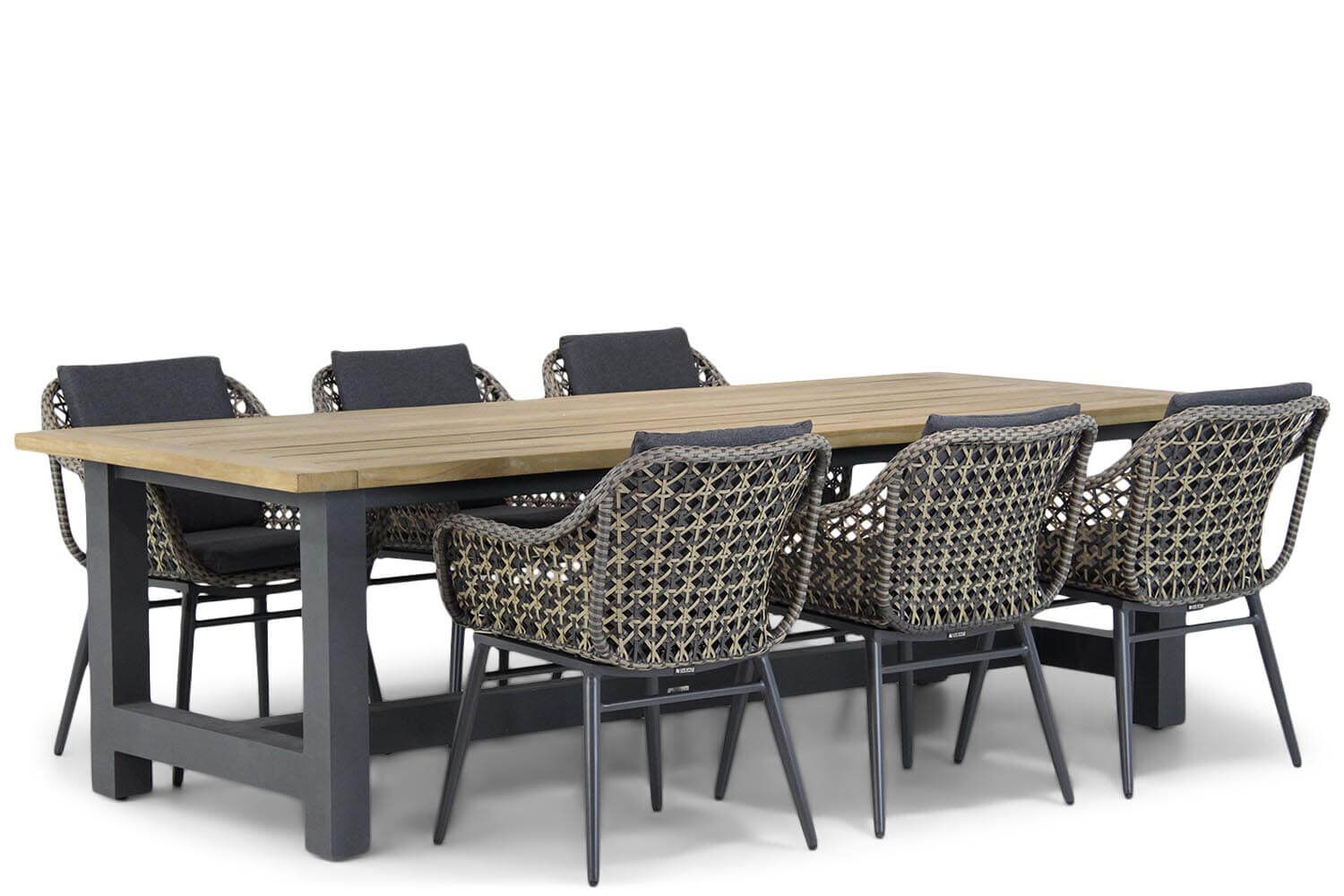 Lifestyle Dolphin/San Francisco 260 cm dining tuinset 7-delig
