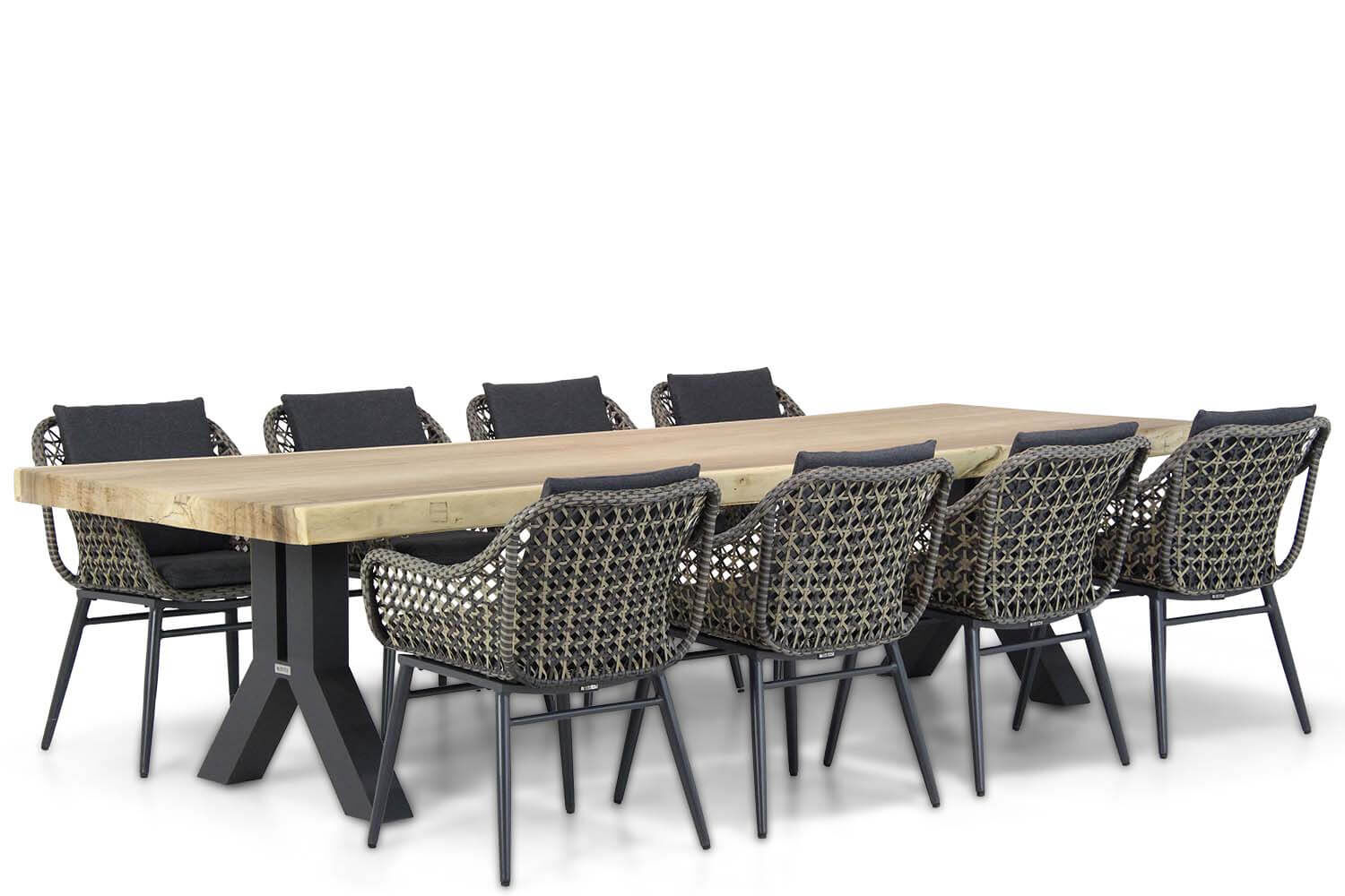 Lifestyle Dolphin/Woodside 300 cm dining tuinset 9-delig