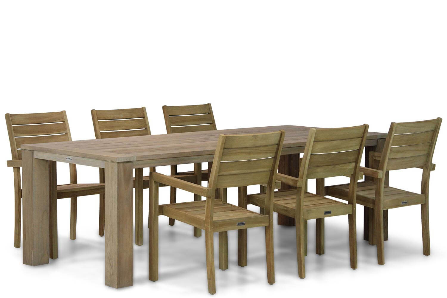 Garden Collections Liverpool/Brighton 240 cm dining tuinset 7-delig