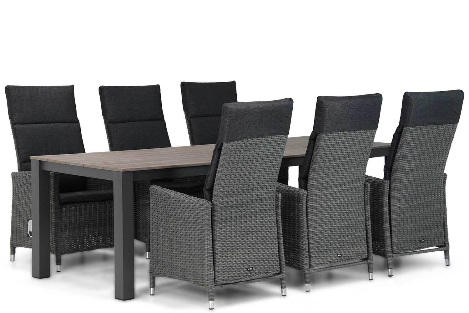 Garden Collections Madera/Valley 240 cm dining tuinset 7-delig