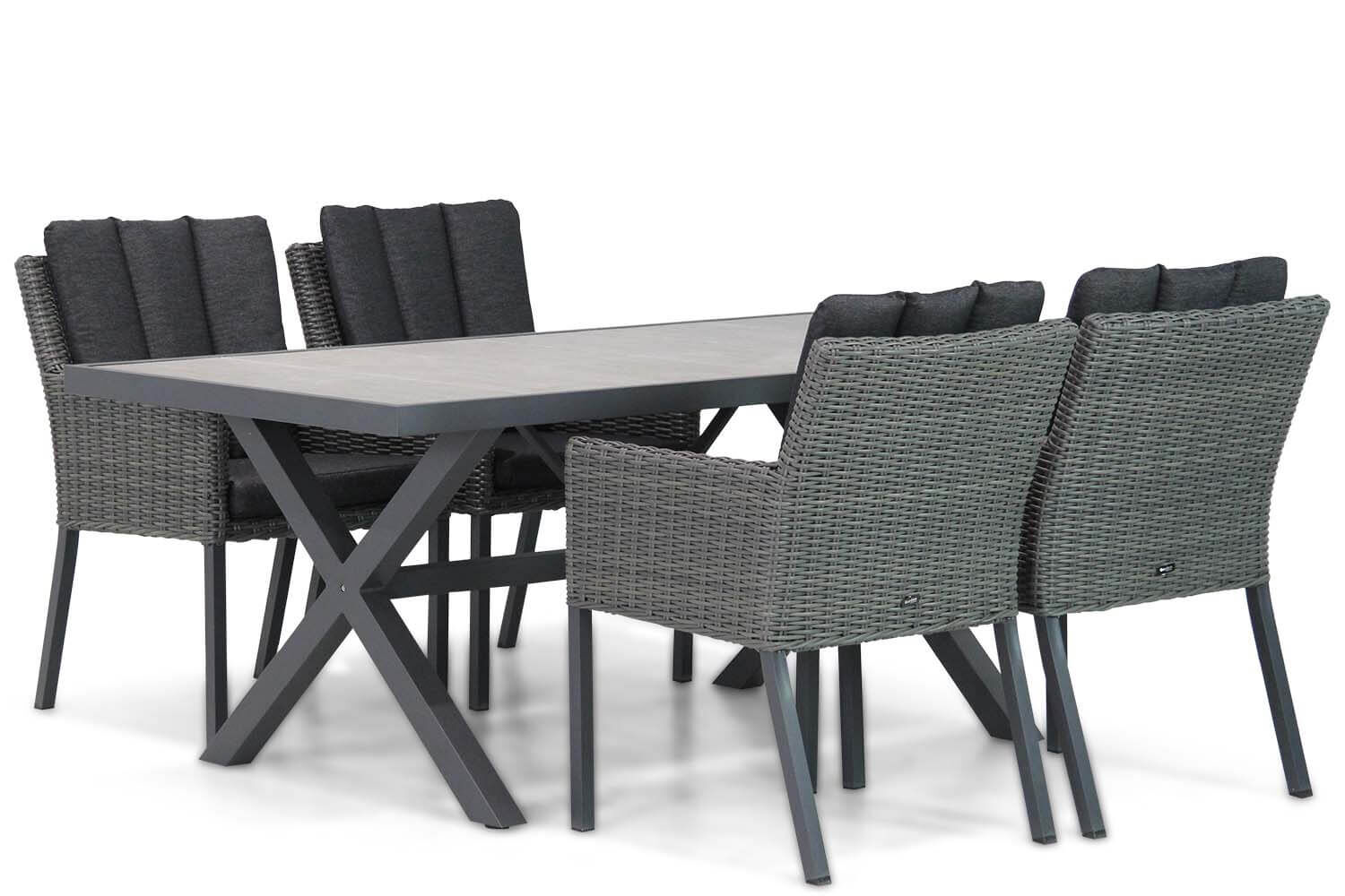 Garden Collections Oxbow/Crossley 185 cm dining tuinset 5-delig