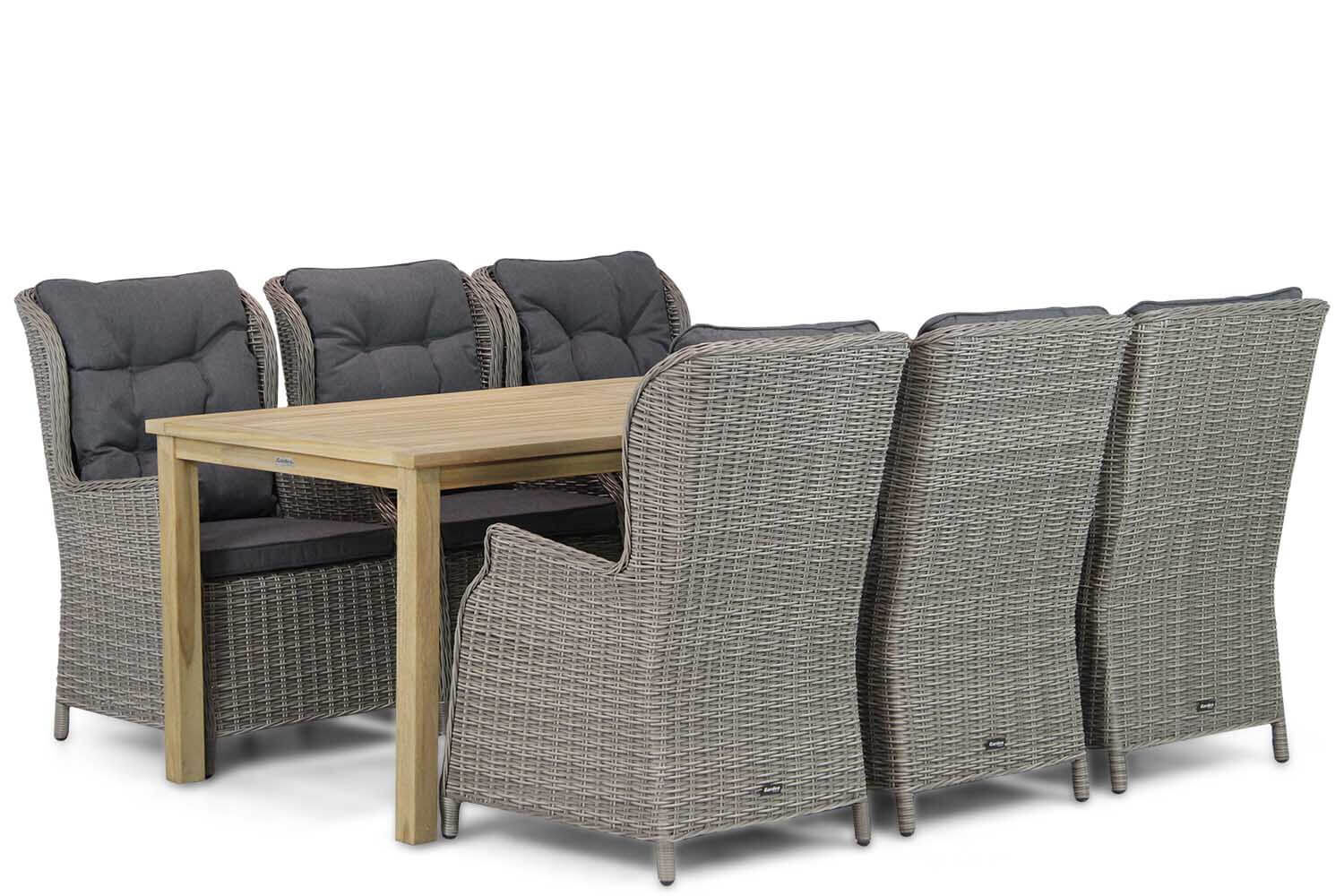 Garden Collections Windsor/Weston 210 cm dining tuinset 7-delig