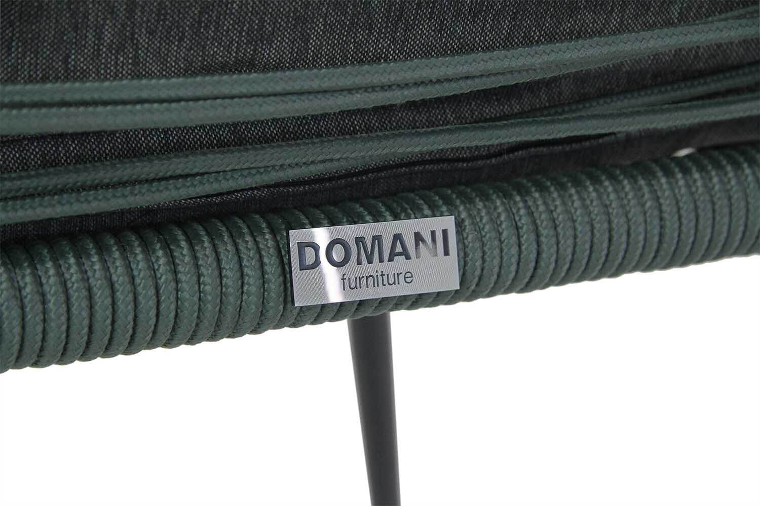 Domani Jachin/Ancona 150 cm dining tuinset 7-delig - green