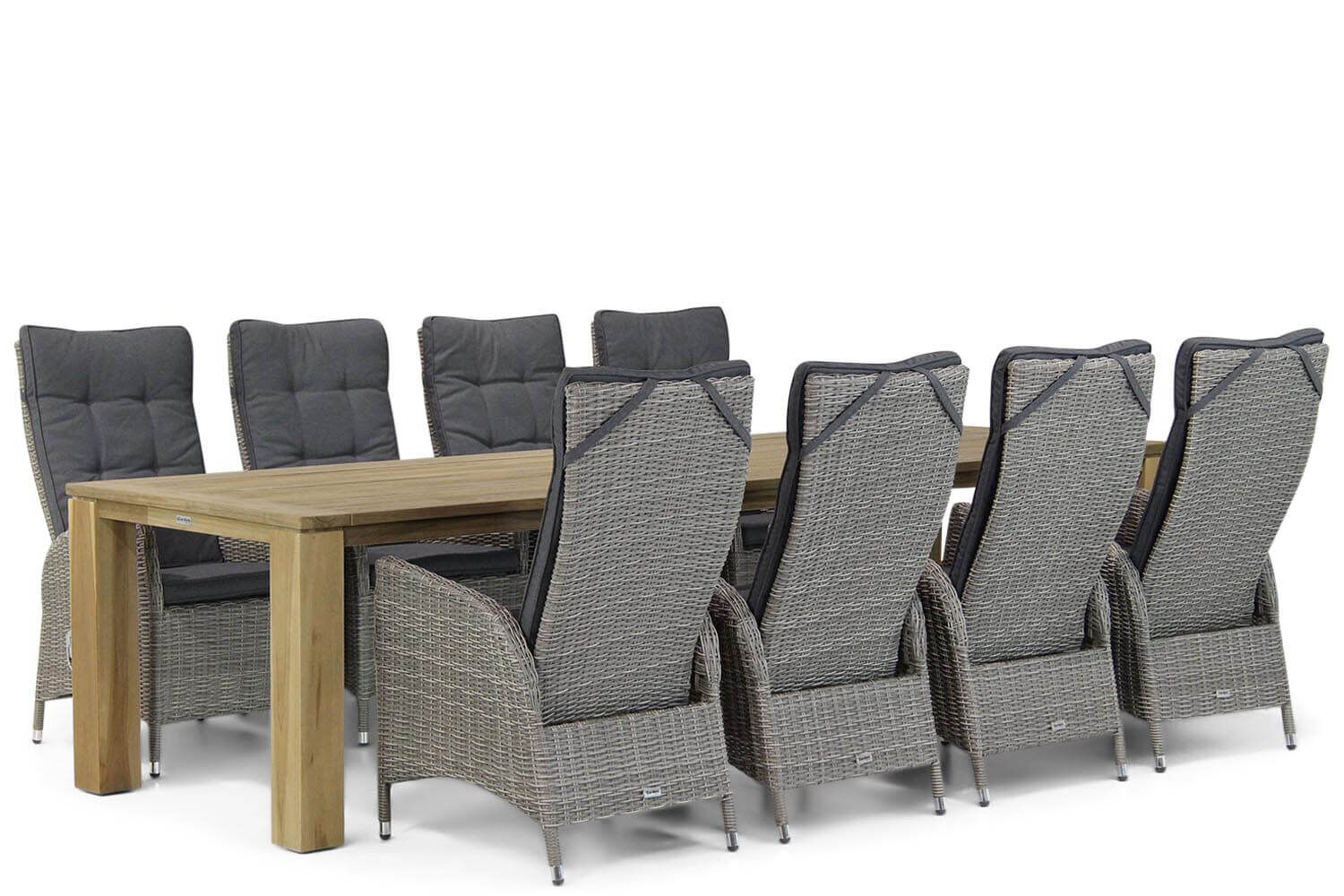 Garden Collections Lincoln/Brighton 300 cm dining tuinset 9-delig
