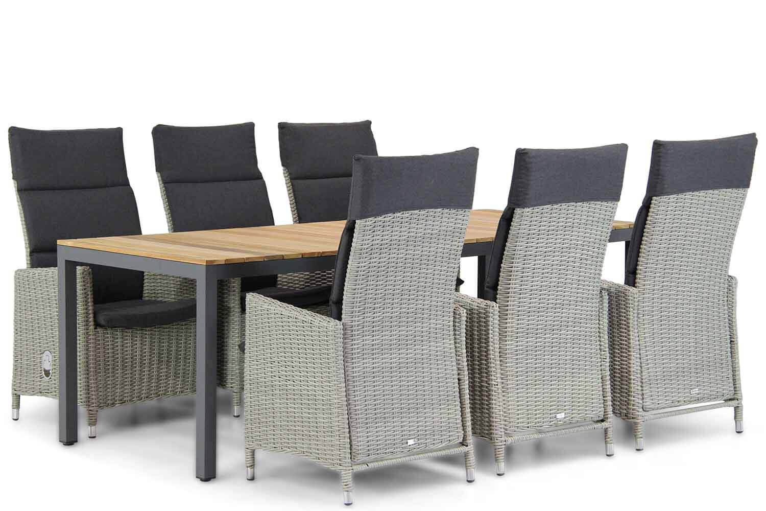 Garden Collections Madera/Mazzarino 220 cm dining tuinset 7-delig
