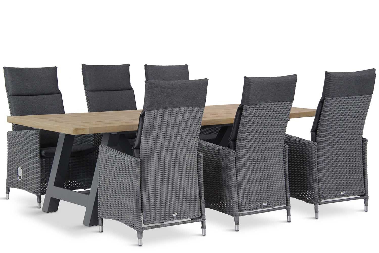 Garden Collections Madera/Trente 260 cm dining tuinset 7-delig