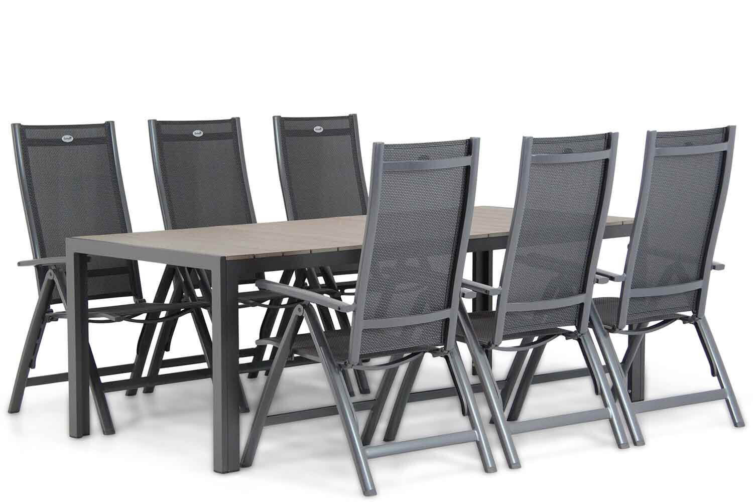 Hartman Royal Club/Young 217 cm dining tuinset 7-delig