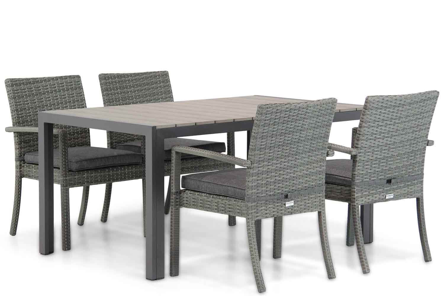 Domani Albergo/Young 155 cm dining tuinset 5-delig