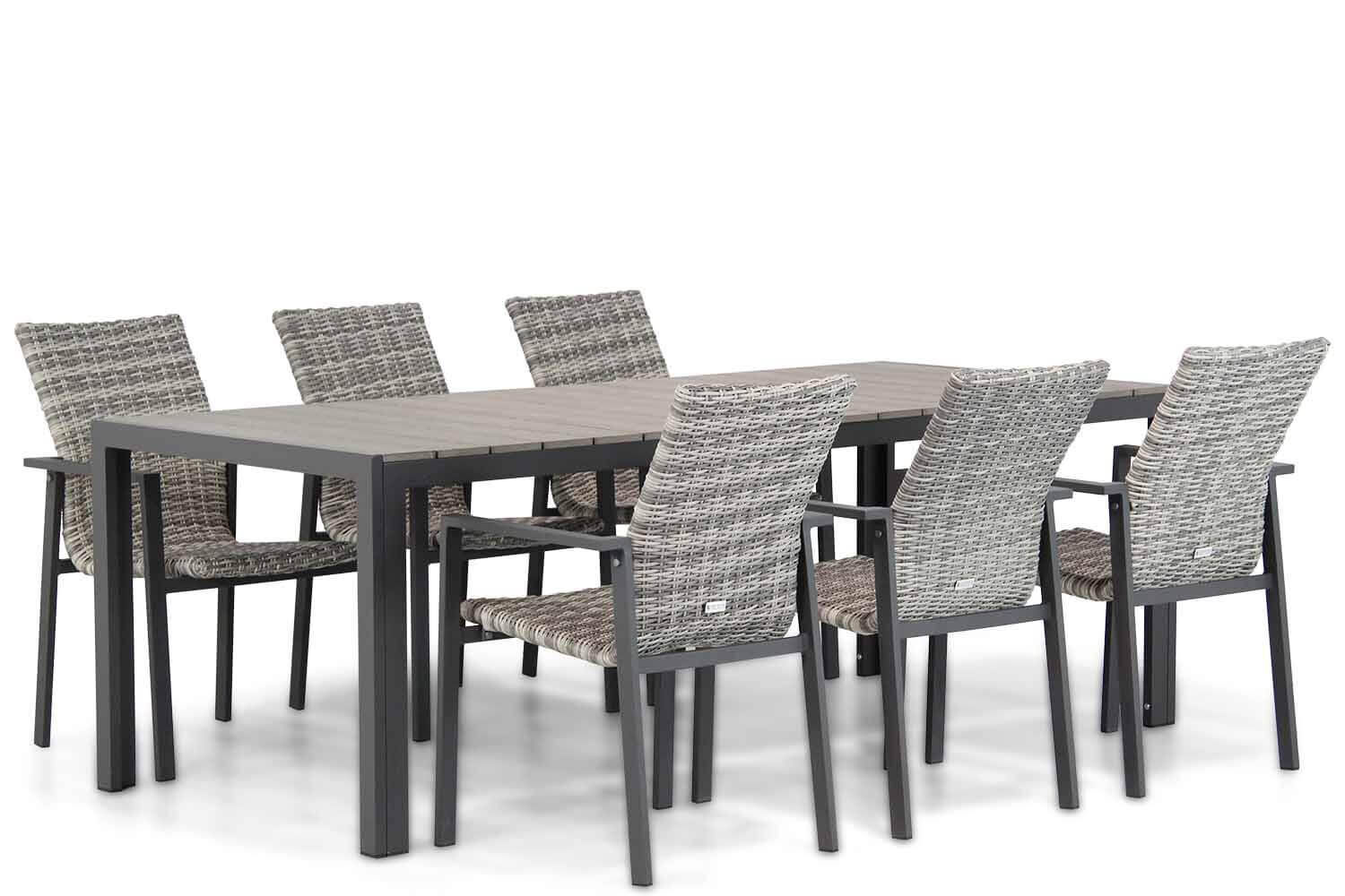 Lifestyle Upton/Young 217 cm dining tuinset 7-delig