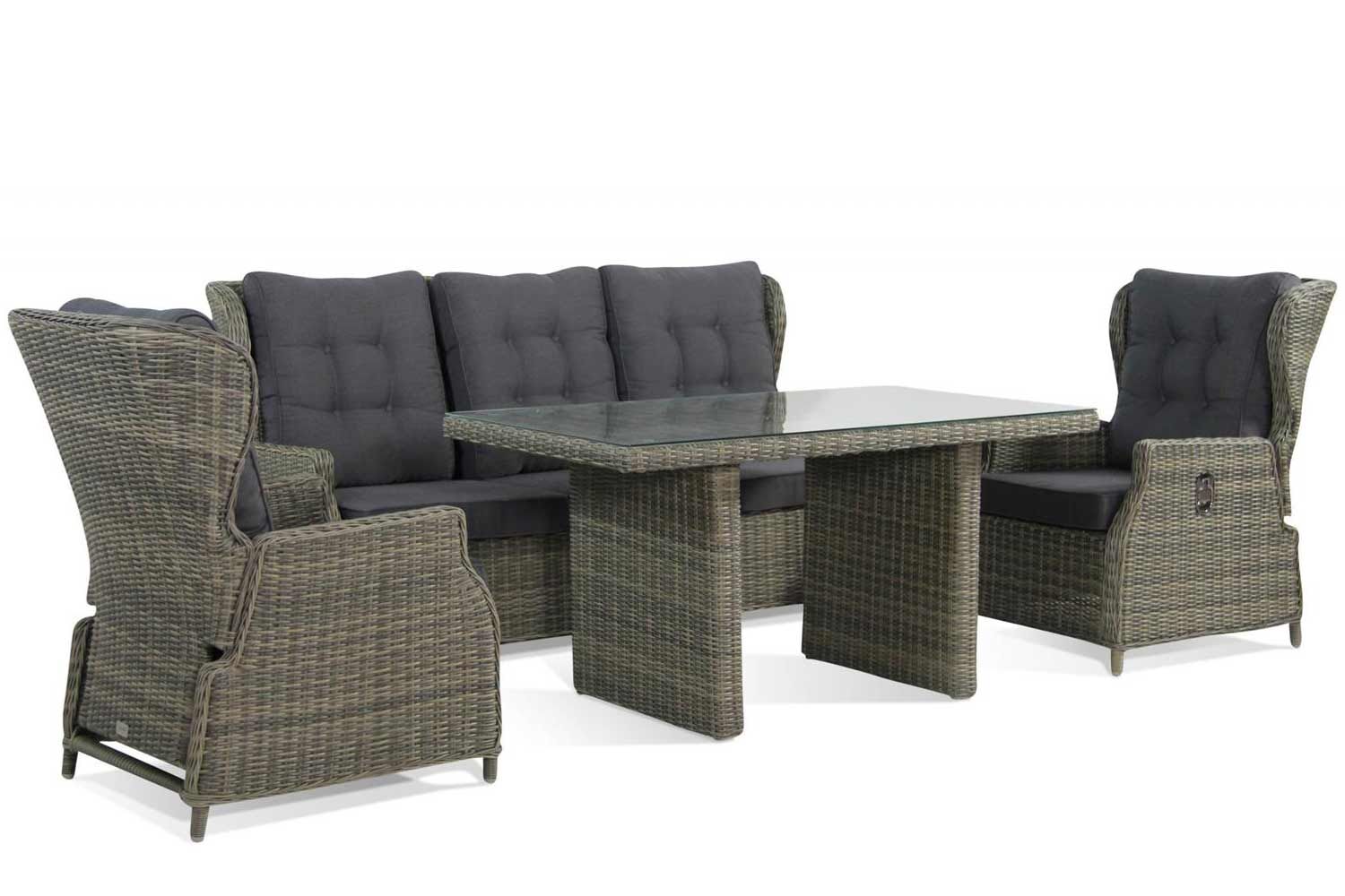 Garden Collections Royalty stoel-bank loungesets 4-delig