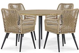 Coco Vedra/Montana 130 cm dining tuinset 5-delig